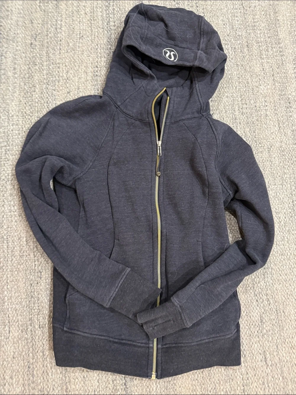 lululemon athletica scuba Zip Hoodie with Contrast Zipper